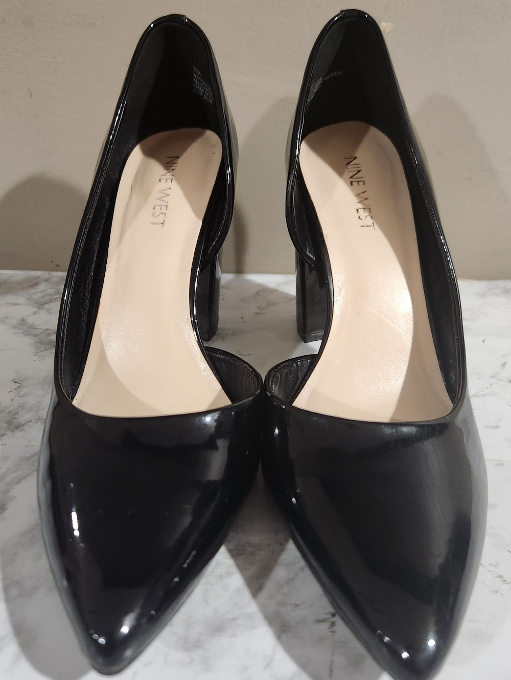 Nine West Women's Deon Slip-On Square Toe Dress Pumps Sz 7